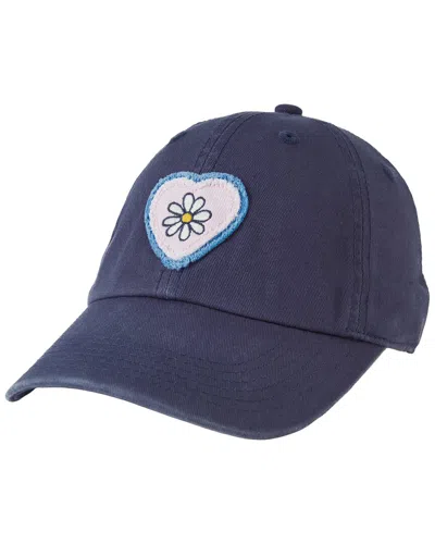 Life Is Good Tattered Chill Cap In Blue
