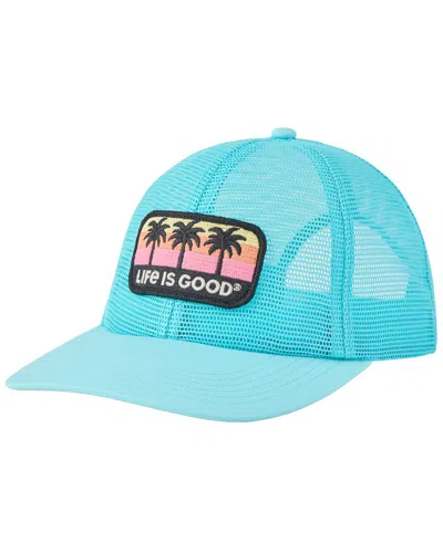 Life Is Good Trucker Hat In Blue