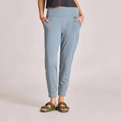 Life Is Good Women's Solid Crusher Flex Jogger In Slate Blue