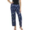Life Is Good Womens Printed Rayon Sleep Pant In Blue