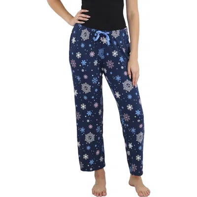Life Is Good Womens Printed Rayon Sleep Pant In Blue