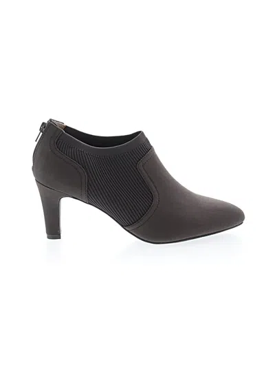 Pre-owned Life Stride Ankle Boots In Brown