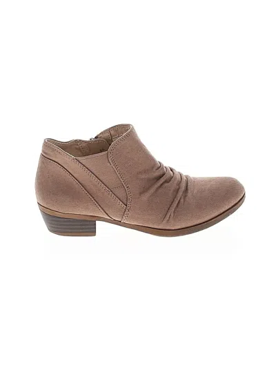 Pre-owned Life Stride Ankle Boots In Brown