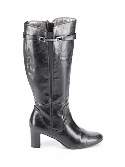 Pre-owned Life Stride Boots In Black