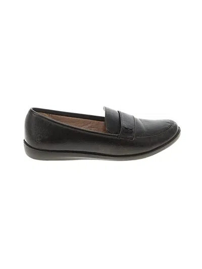 Pre-owned Life Stride Flats In Black