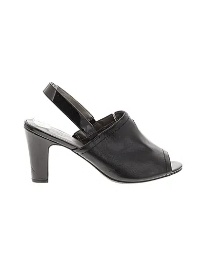 Pre-owned Life Stride Heels In Black
