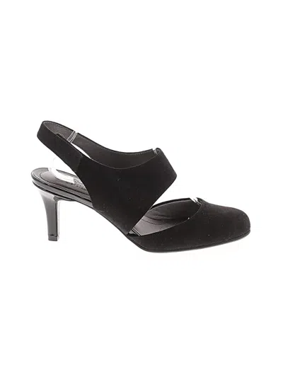 Pre-owned Life Stride Heels In Black