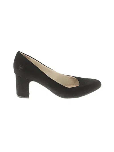 Pre-owned Life Stride Heels In Black