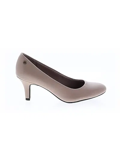 Pre-owned Life Stride Heels In Brown