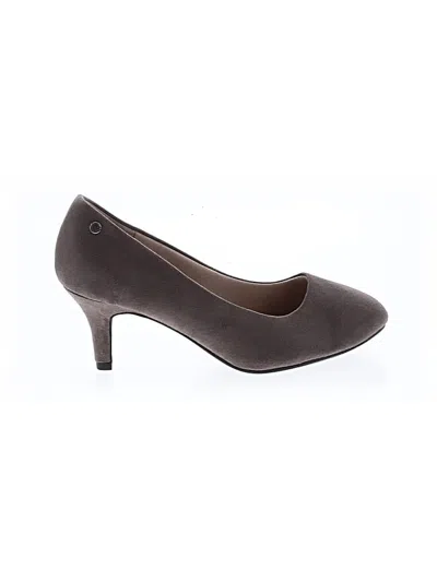 Pre-owned Life Stride Heels In Gray