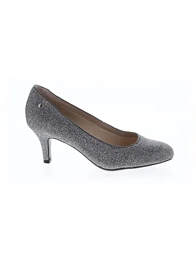 Pre-owned Life Stride Heels In Gray