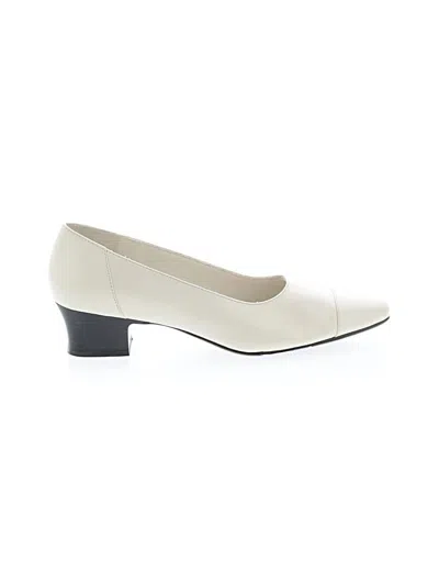 Pre-owned Life Stride Heels In White