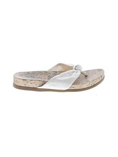 Pre-owned Life Stride Sandals In White
