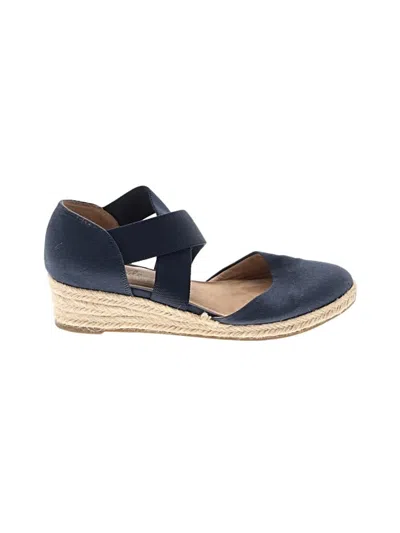 Pre-owned Life Stride Wedges In Blue