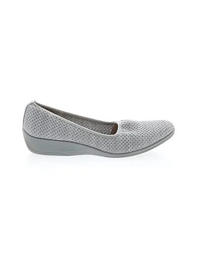 Pre-owned Life Stride Wedges In Gray