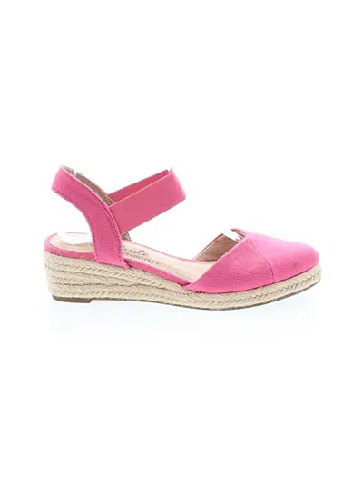 Pre-owned Life Stride Wedges In Pink