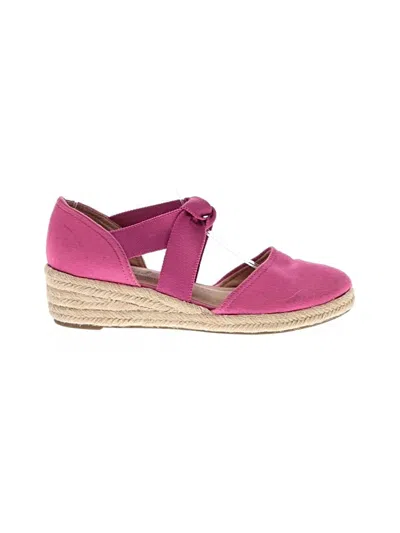Pre-owned Life Stride Wedges In Pink