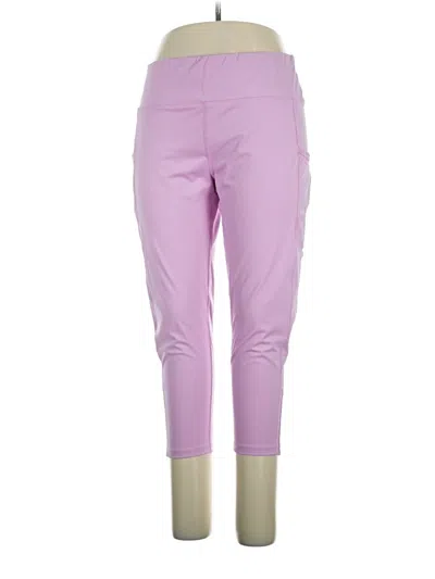 Pre-owned Life Style Active Pants In Purple