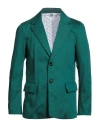 Life Sux Man Blazer Dark Green Size Xxl Cotton In Green