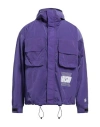 Life Sux Man Jacket Purple Size L Polyamide In Purple