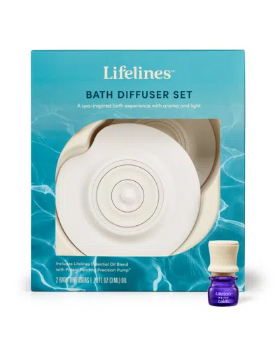 Lifelines Bath Diffuser Plus Essential Oil Blend, Set In Multi Colored