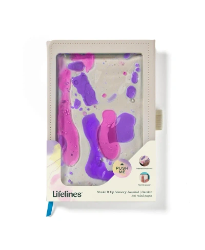Lifelines "shake It Up" Sensory Journal With Tactile Cover Embossed Paper In Multi Colored