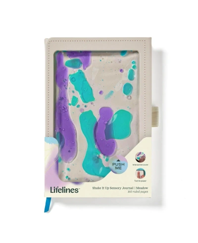 Lifelines "shake It Up" Sensory Journal With Tactile Cover Embossed Paper In Multi Colored