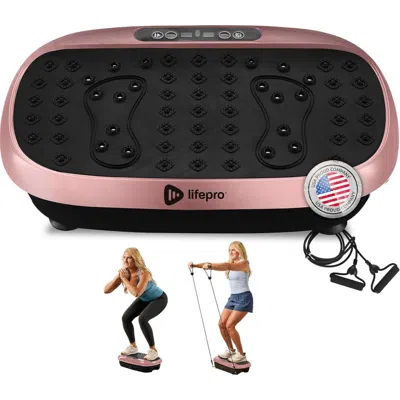 Lifepro Hexaplate Lite Vibration Plate Exercise Machine Full Body Recovery And Muscle Toning In Gold
