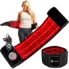 Lifepro Red Light Therapy Belt 660nm & 850nm Infrared Belt For Pain Relief & Wellness In Black