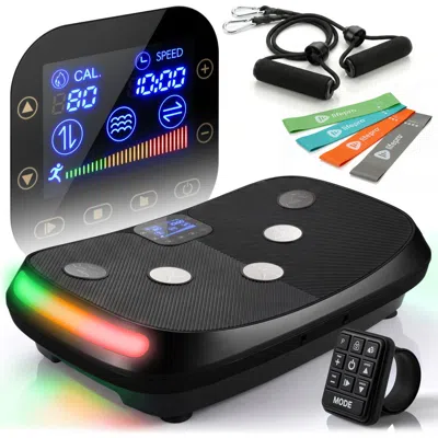 Lifepro Rumblex 4d Vibration Plate Machine With Triple Motors For Fitness Weight Loss And Recovery In Black