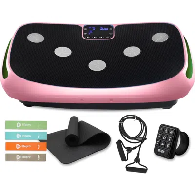 Lifepro Rumblex 4d Vibration Plate Machine With Triple Motors For Fitness Weight Loss And Recovery In Pink