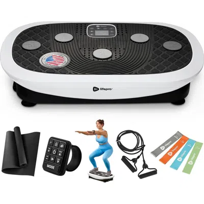 Lifepro Rumblex Plus 4d Vibration Plate Machine Exercise Machine With Triple Motors For Recovery And In Black