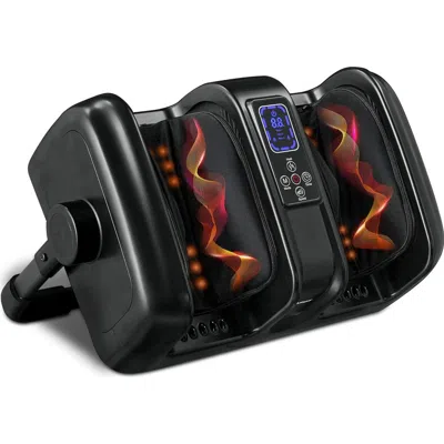 Lifepro Shiatsu Foot Massager With Heat Deep Kneading Foot Massager & Calf Therapy Machine In Black
