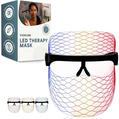 Lifepro Silicone Face Led Mask Red Light Therapy Mask With 3 Colors For At Home Skincare In Multi