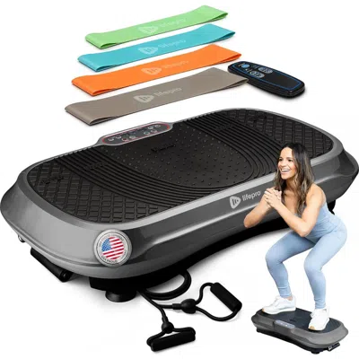 Lifepro Waver Vibration Plate Exercise Machine Whole Body Vibrating Platform In Gray