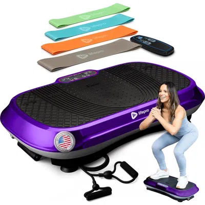 Lifepro Waver Vibration Plate Exercise Machine Whole Body Vibrating Platform In Purple