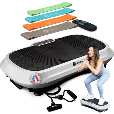 Lifepro Waver Vibration Plate Exercise Machine Whole Body Vibrating Platform In Black