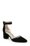 Lifestride Admire Ankle Strap Pointed Toe Pump In Black