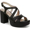 Lifestride Adrianna Slingback Platform Sandal In Black