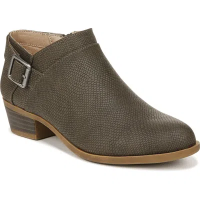 Lifestride Alexi Womens Cushioned Footbed Ankle Boots In Green