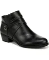 Lifestride Amara Bootie In Black Faux Leather