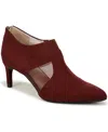 Lifestride Annette Pointed Toe Shooties In California Wine Microsuede