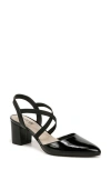 Lifestride April Slingback Pointed Toe Pump In Black