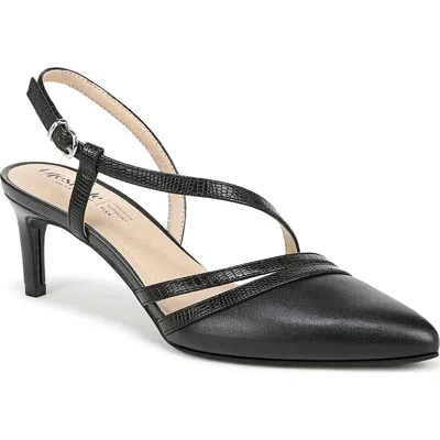 Lifestride Arlo Slingback Pointed Toe Pump In Black