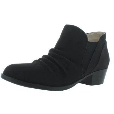 LIFESTRIDE AURORA WOMENS MEMORY FOAM BLOCK HEEL ANKLE BOOTS