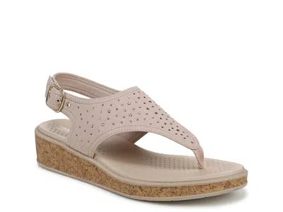 Lifestride Beachy Bright Wedge Sandal In Neutral