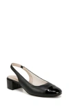 Lifestride Becoming Cap Toe Slingback Pump In Black