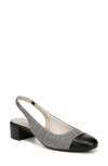 Lifestride Becoming Cap Toe Slingback Pump In Black Multi