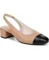 Lifestride Maven2 Womens Comfort Insole Faux Leather Pumps In Sienna,black Faux Leather