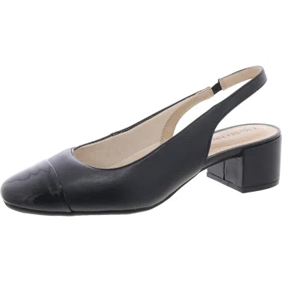 Lifestride Becoming Womens Toe Cap Slingback Heels In Black